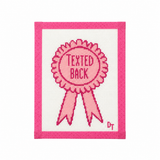 Texted Back Ribbon Needlepoint Canvas