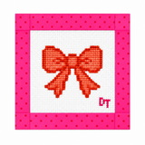Classic Red Bow Needlepoint Canvas