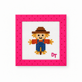 Hay There Scarecrow Needlepoint Canvas
