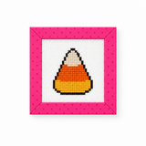 Sweet & Spooky Candy Corn Needlepoint Canvas