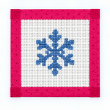 Mini Snowflake Needlepoint Canvas