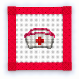 Nurse’s Cap Mini Needlepoint Canvas
