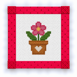 Love Grows Here Mini Needlepoint Canvas