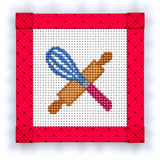 Whisk Taker Mini Needlepoint Canvas