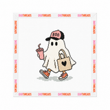 Too Cool to Spook Ghost Needlepoint Canvas