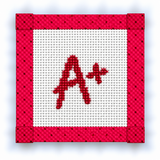 A+ To You Mini Needlepoint Canvas