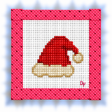 Mini Santa Hat Needlepoint Canvas