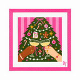 Cheers to Christmas Needlepoint Canvas
