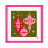 Merry & Mod Ornaments Needlepoint Canvas