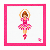 Pink Nutcracker Ballerina Needlepoint Canvas
