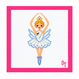 Swan Lake Ballerina Needlepoint Canvas