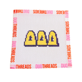 Load image into Gallery viewer, Sorority Bubble Letter Needlepoint Canvas
