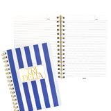 Stripe Sorority Notebook