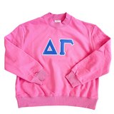 Classic Twill Mock Neck Crew