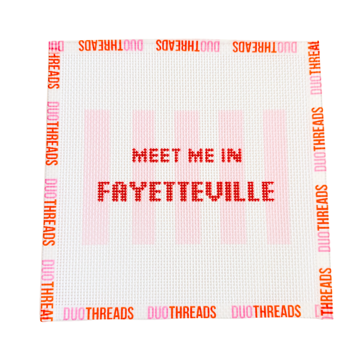 Meet Me In College Town Needlepoint Canvas