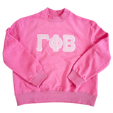Classic Twill Mock Neck Crew