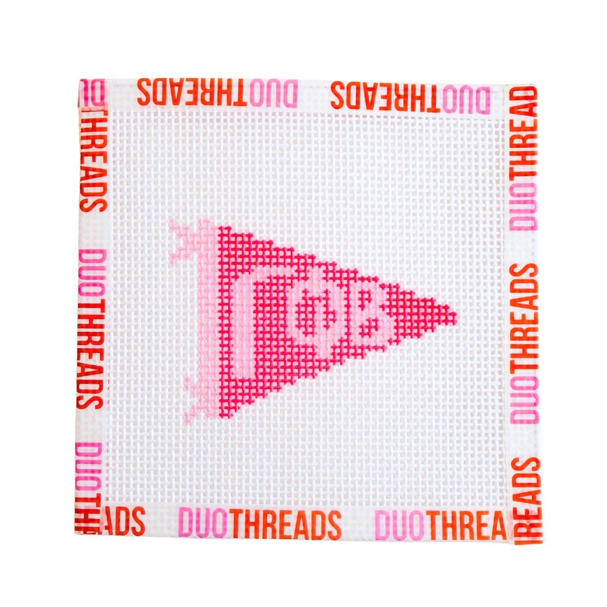 Sorority Pennant Needlepoint Canvas