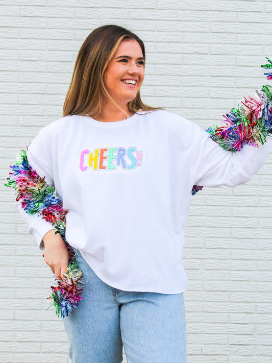 Cheers Embroidered Sweatshirt (Pack of 6)