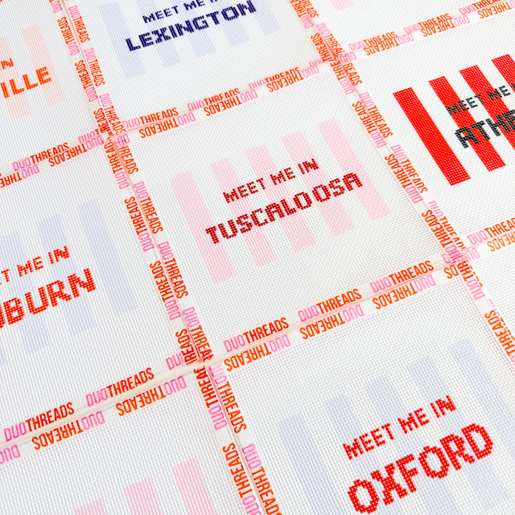 Meet Me In College Town Needlepoint Canvas