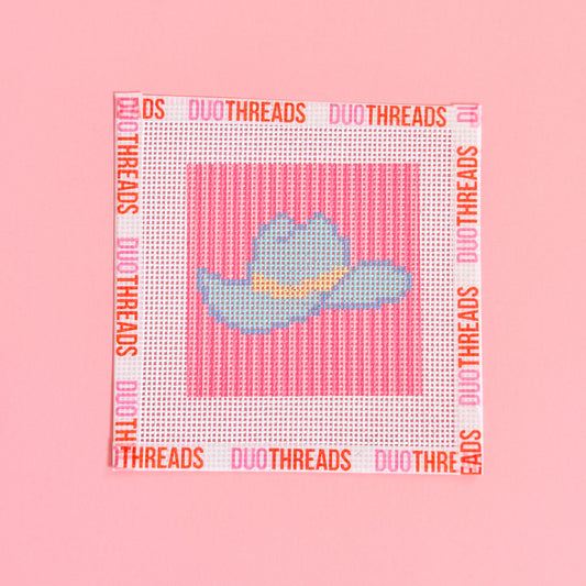 She's a Ten (Gallon) — Cowboy Hat Needlepoint Canvas