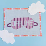 Offline Sleep Mask Needlepoint Canvas