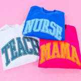 Varsity Puff Crewneck Sweatshirt