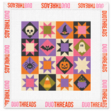Spooky Quilt Halloween Needlepoint Canvas