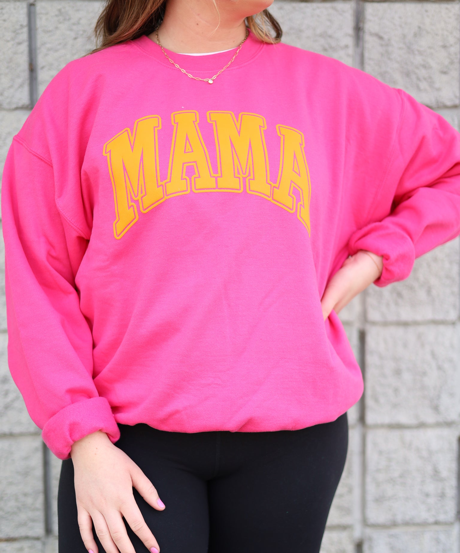 Varsity Puff Crewneck Sweatshirt