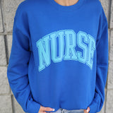 Varsity Puff Crewneck Sweatshirt