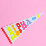 Rainbow Pennant Flag