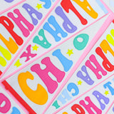 Rainbow Pennant Flag