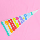 Rainbow Pennant Flag