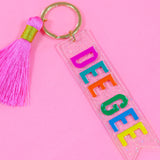 Tassel Sorority Key Fob