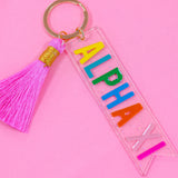 Tassel Sorority Key Fob