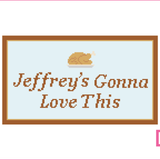 Jeffrey's Gonna Love This Needlepoint Canvas