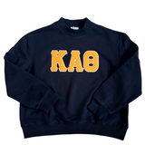 Classic Twill Mock Neck Crew
