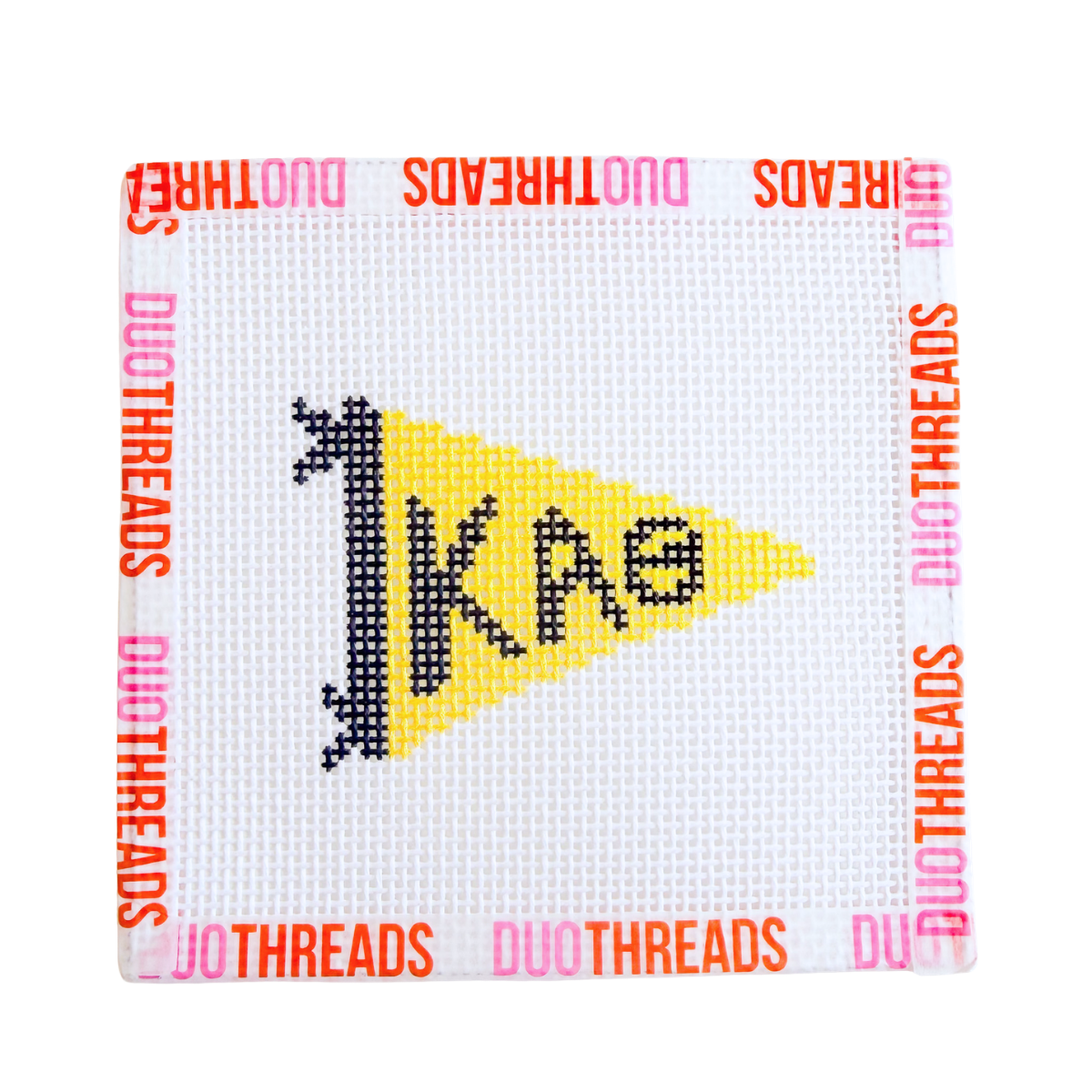 Sorority Pennant Needlepoint Canvas