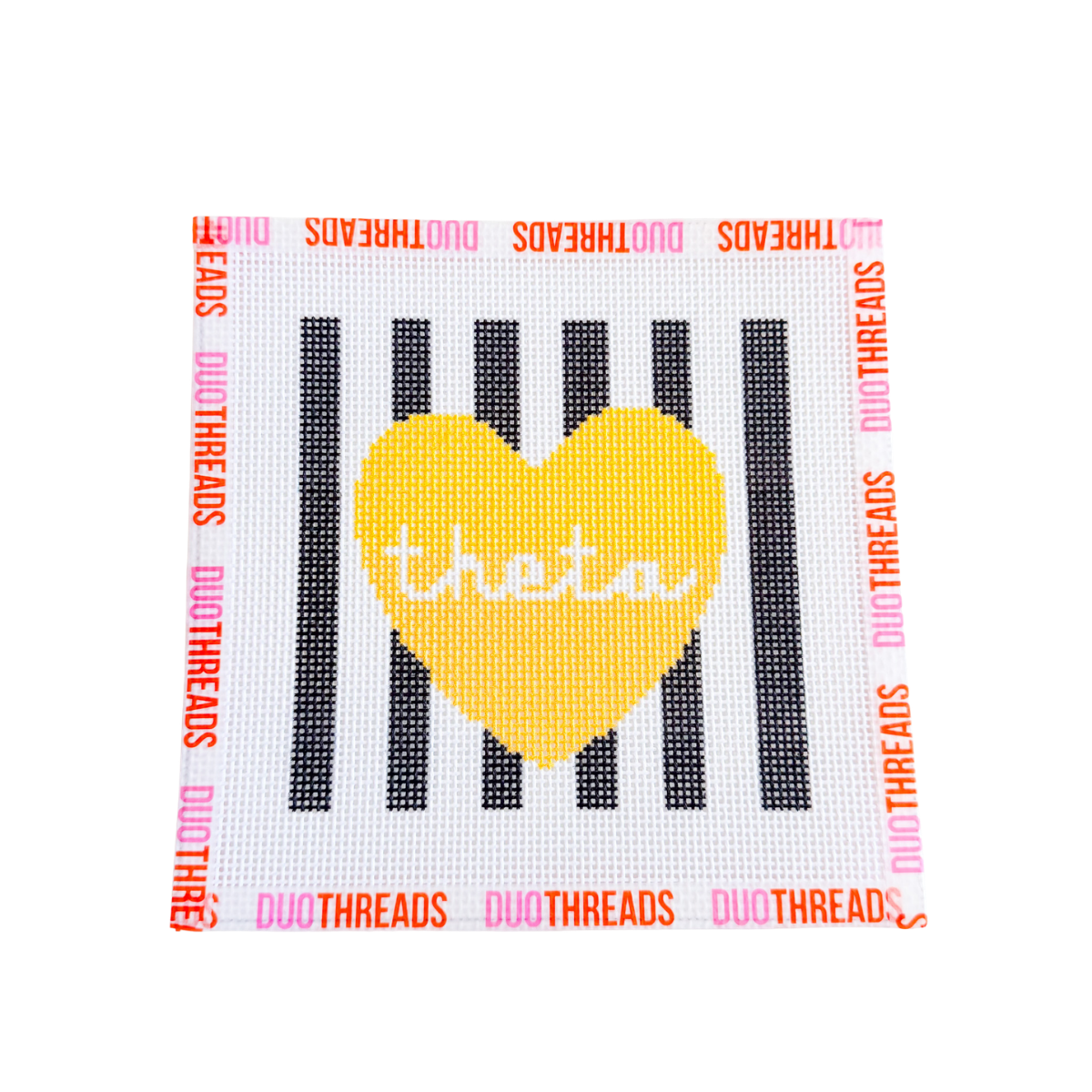 Sorority Heart Needlepoint Canvas