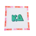 Load image into Gallery viewer, Sorority Bubble Letter Needlepoint Canvas
