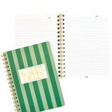 Stripe Sorority Notebook