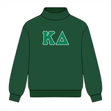 Classic Twill Mock Neck Crew