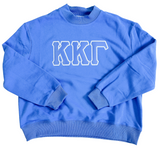 Classic Twill Mock Neck Crew