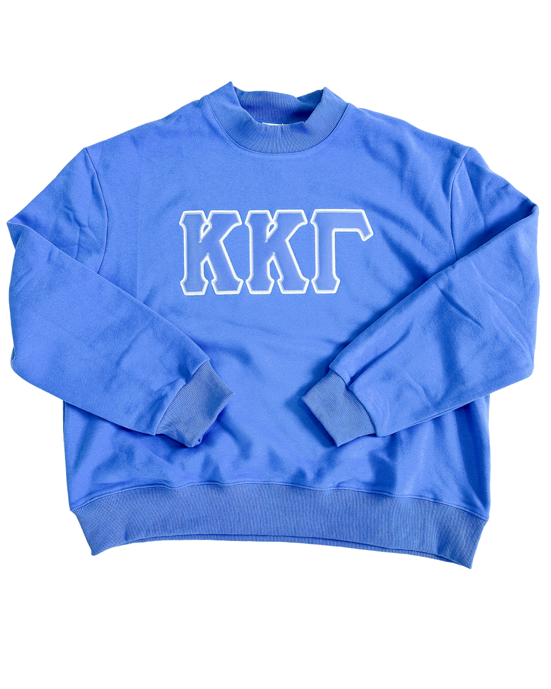 Classic Twill Mock Neck Crew
