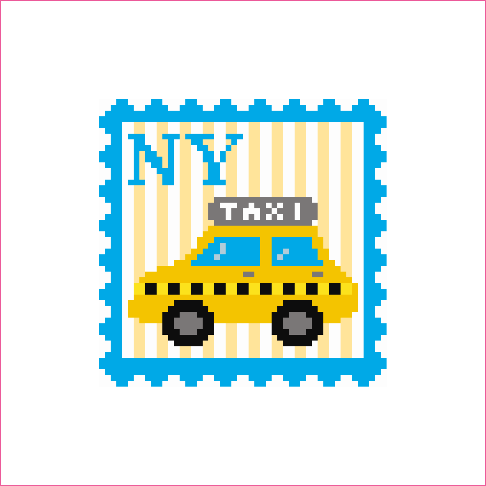 Postmarked: New York Needlepoint Canvas
