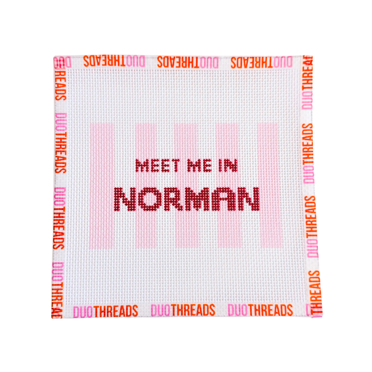 Meet Me In College Town Needlepoint Canvas