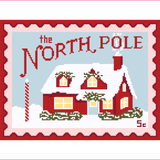 Postmarked: North Pole Needlepoint Canvas