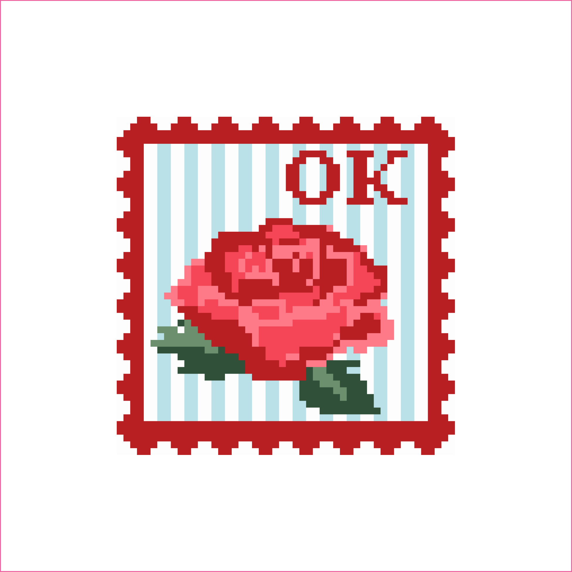 Postmarked: Oklahoma Needlepoint Canvas