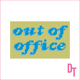 Out of Office Needlepoint Canvas