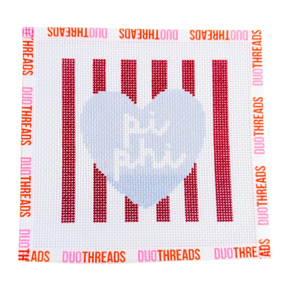 Sorority Heart Needlepoint Canvas