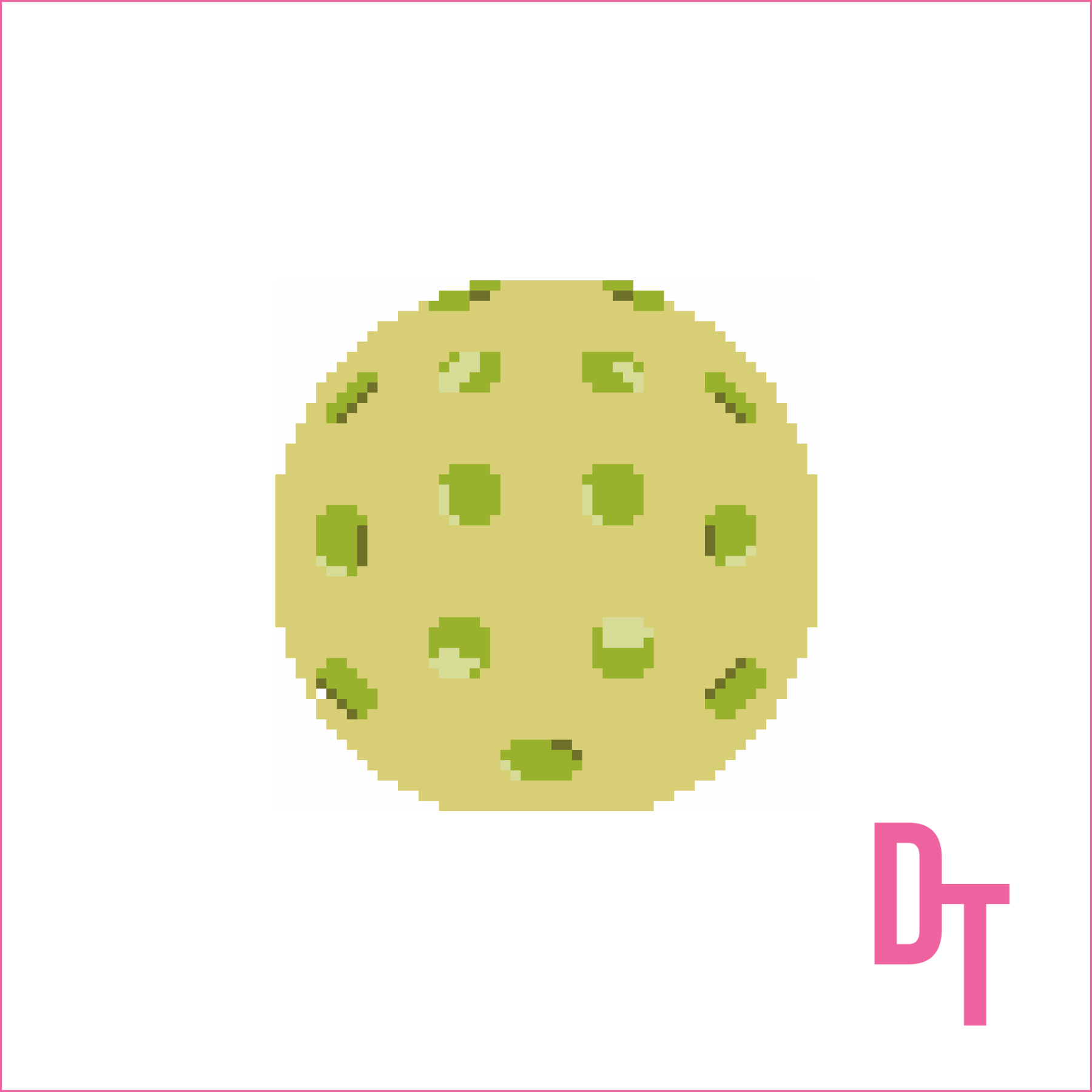 Pickleball  Needlepoint Canvas